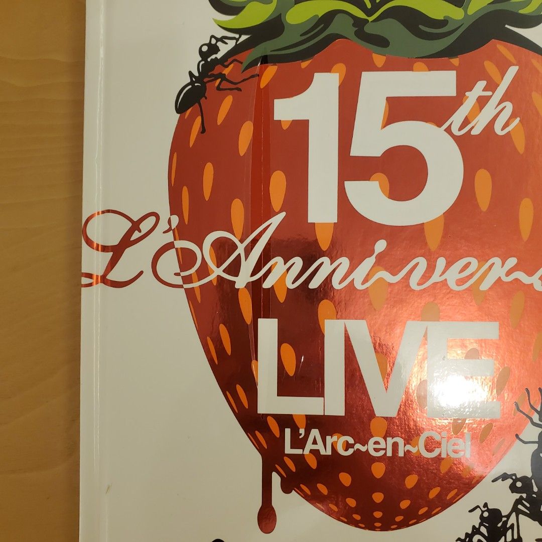 L'Arc-en-Ciel 15th L'anniversary Live 埸刊, 興趣及遊戲, 收藏品及紀念品, 明星周邊- Carousell
