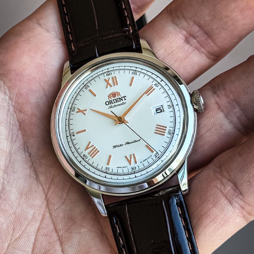 Lowest Price Orient Bambino Men s Automatic Roman Numerals White Dial Leather Strap Watch Birthday gift birthday orient FAC00008W FAC00008W0 BRAND NEW IN BOX WITH 1 YEAR WARRANTY Men s Fashion Watches...