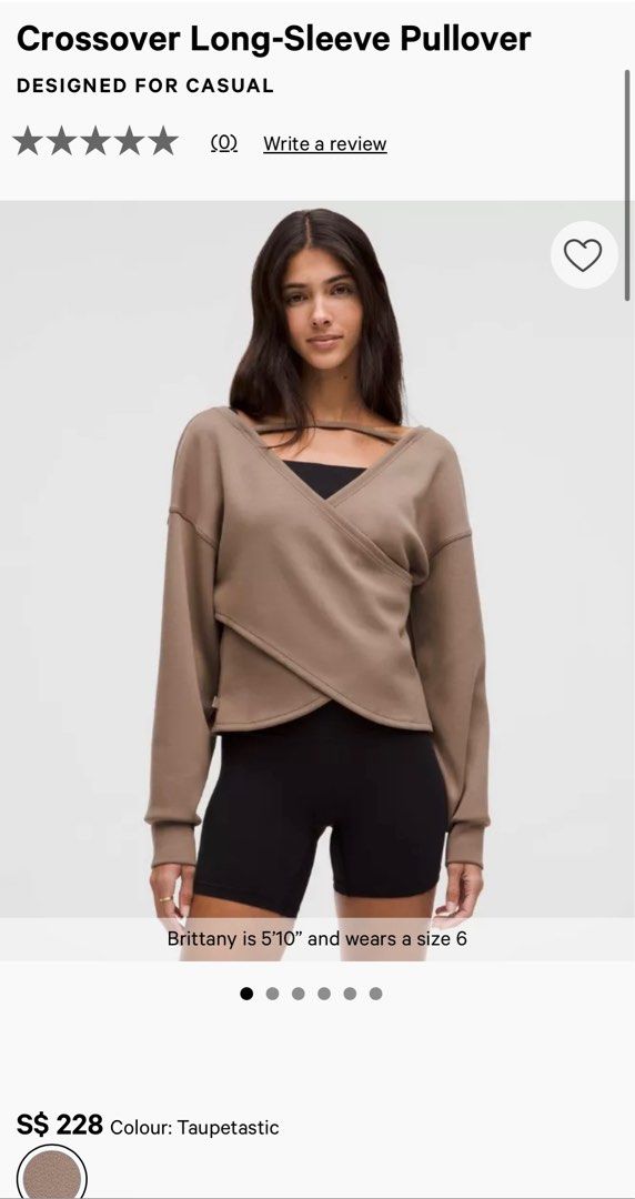 フィットネストップス lululemon Women's Crossover Long Sleeve Pullover Crossover Long-Sleeve Pullover | lululemon SG