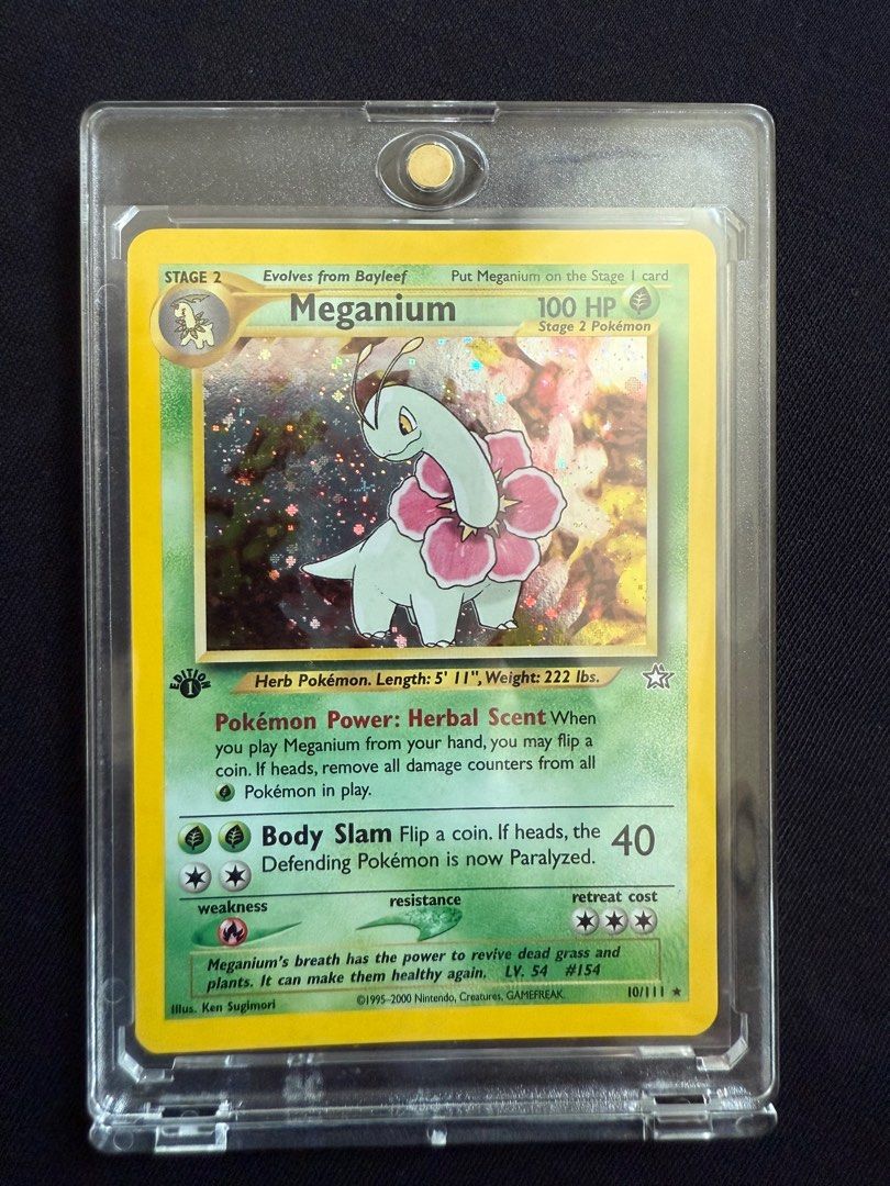 pokemon meganium card Pokemon Meganium No.154 Japanese Get Graded 6 – Unified Cards main image 0