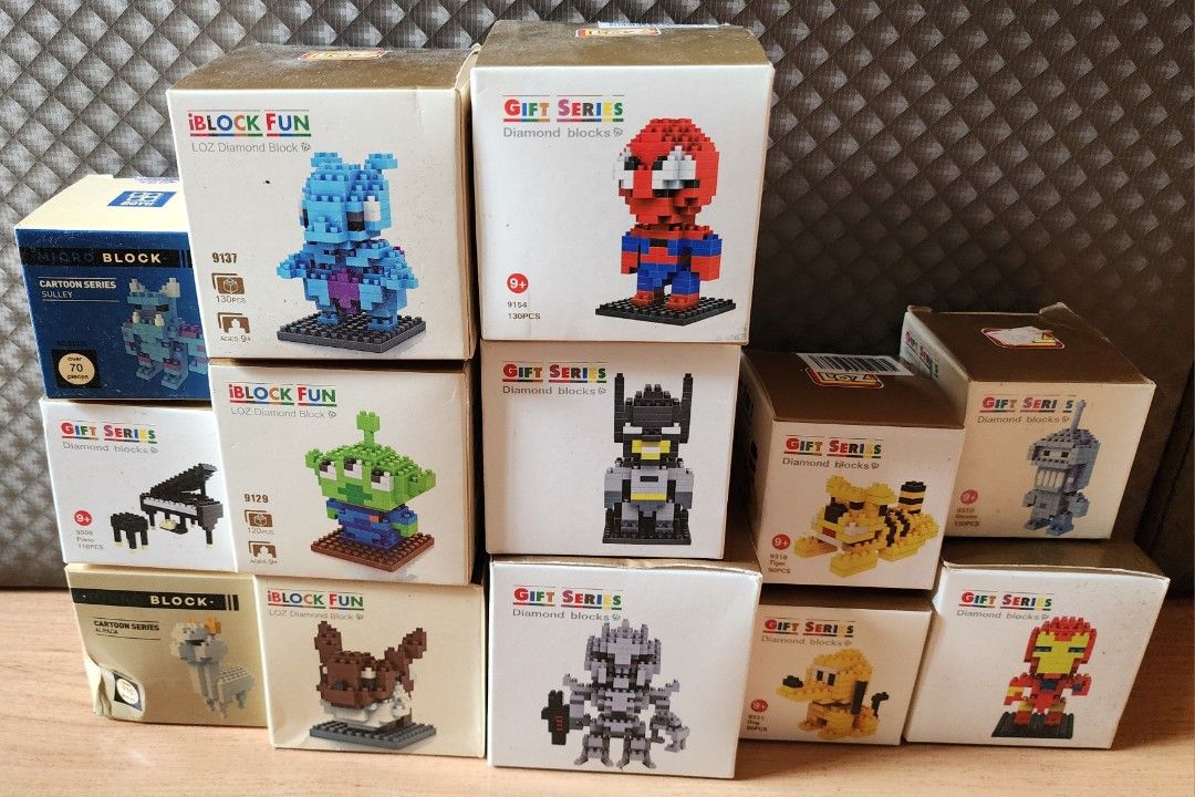 Micro Blocks (Category: Lego & Building Sets) located in Singapore. Submitted by ap_cr (Listing ID 1333686144, Image 1). Description: A bunch of microblocks I bought when I was younger and no longer want. Selling each one for $1, discount if buy in bulk and some can be free if you make a purchase from my other listing Everything for $8.