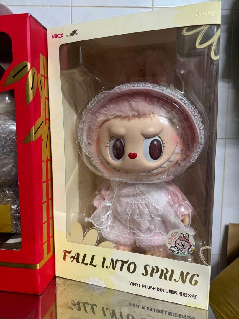 ぬいぐるみ MOKOKO FALL IN SPRING 38cm Popmart Labubu Mokoko Fall