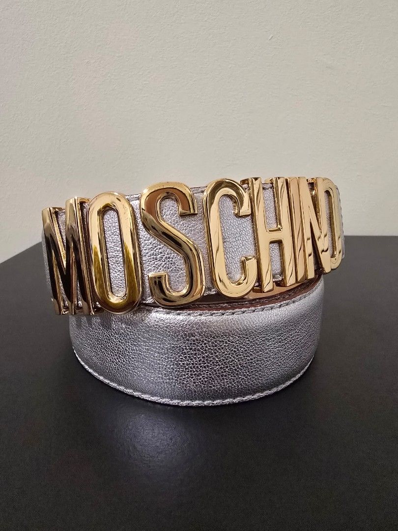 Moschino belt gold hot sale