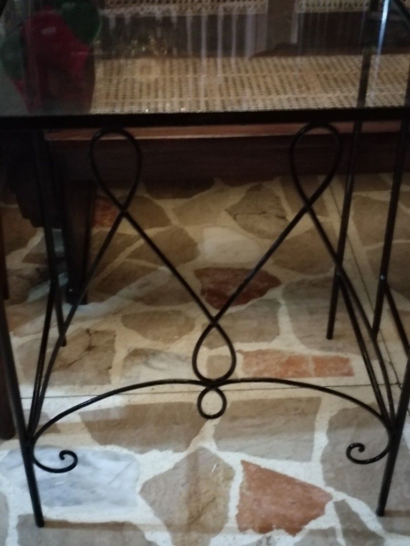 nesting table with glass top fastrack sale 2000 each (Category: Tables & Sets) located in Mandaluyong City. Submitted by katkat888kit (Listing ID 1333758138, Image 2). Description: nesting table with glass top fastrack sale 2000 each newly painted set 6k height 27 inches length 20 inches width 16 inches pick up only or via lalamove mandAluyong city.