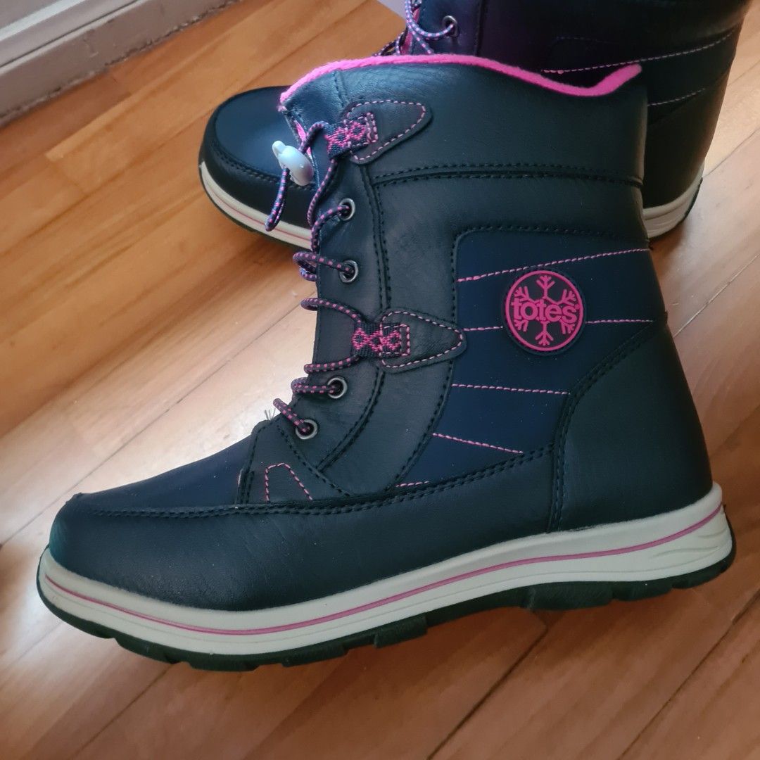 New Winter snow boots shoes pink blue Totes girl kids child Babies Kids Babies Kids Fashion on Carousell
