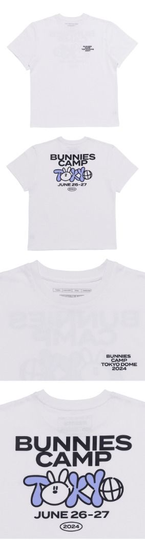 NewJeans x MURAKAMI BUNNIES CAMP 2024 TOKYO DOME T-SHIRTS