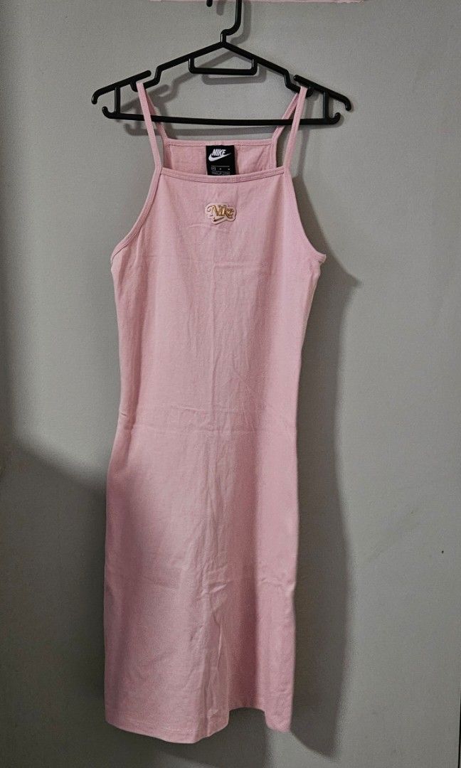 Nike Nude Pink Sleeveless Tank Dress, Women's Fashion, Dresses & Sets,  Dresses on Carousell