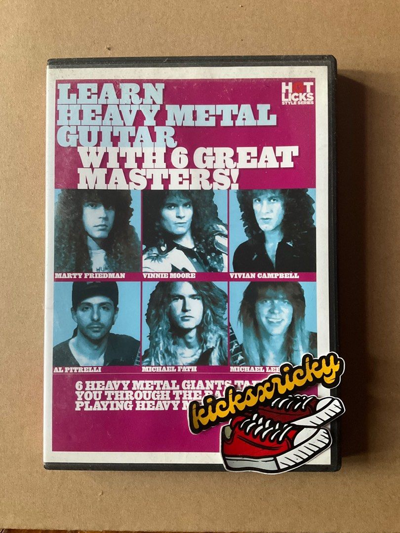 Original Hot Licks Electric Guitar Tutorial DVDs Rock Blues Metal Jazz ...