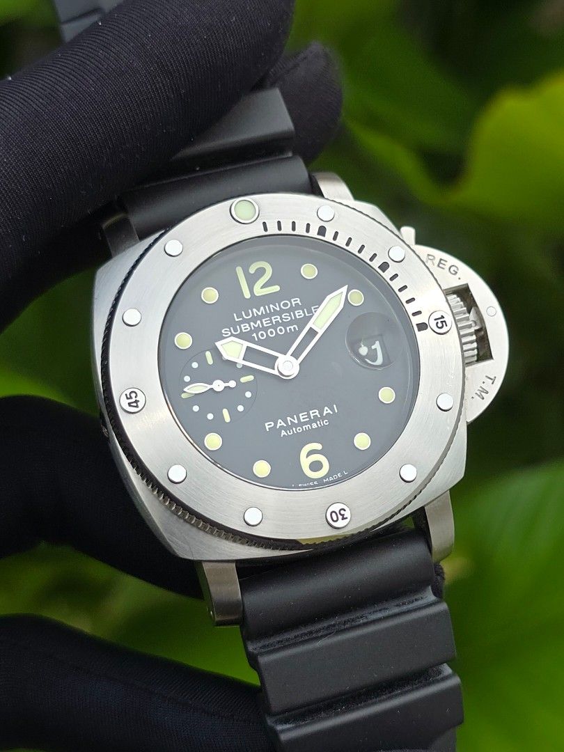 PANERAI LUMINOR SUBMERSIBLE SUB 1950 1000M 44MM PAM 243 PAM243 PAM0243 PAM00243 DIVE WATCH WATCHES
