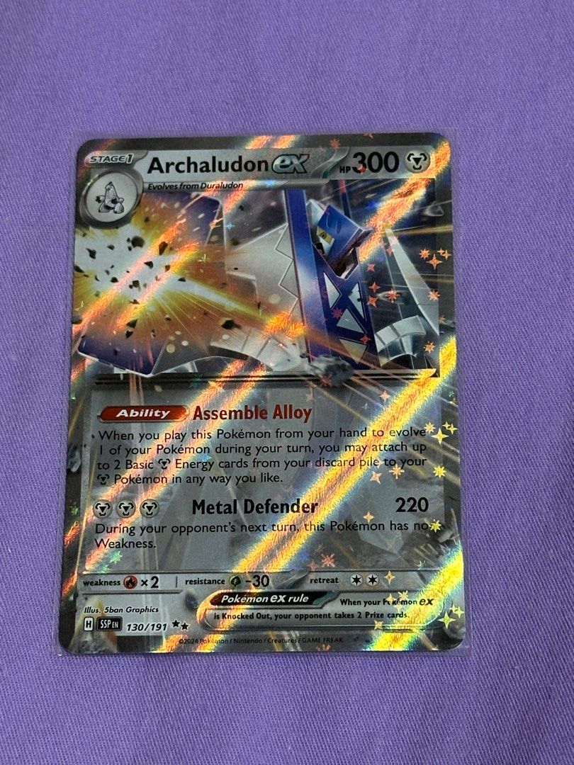 are there stage 3 pokemon cards Pokémon TCG - Archaludon ex - 224/191 - Surging Sparks main image 1
