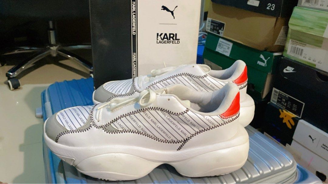 Puma X Karl Lagerfeld Sneakers PUMA KARL LAGERFELD, Fesyen Pria