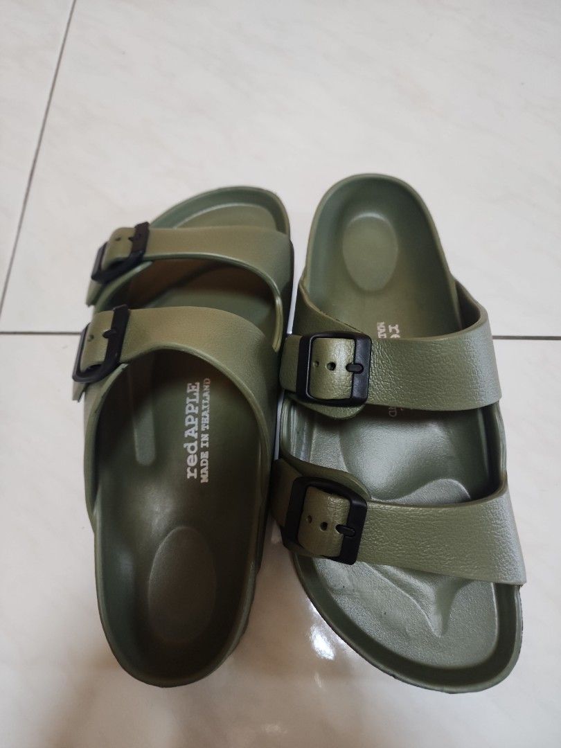 Red apple slippers discount