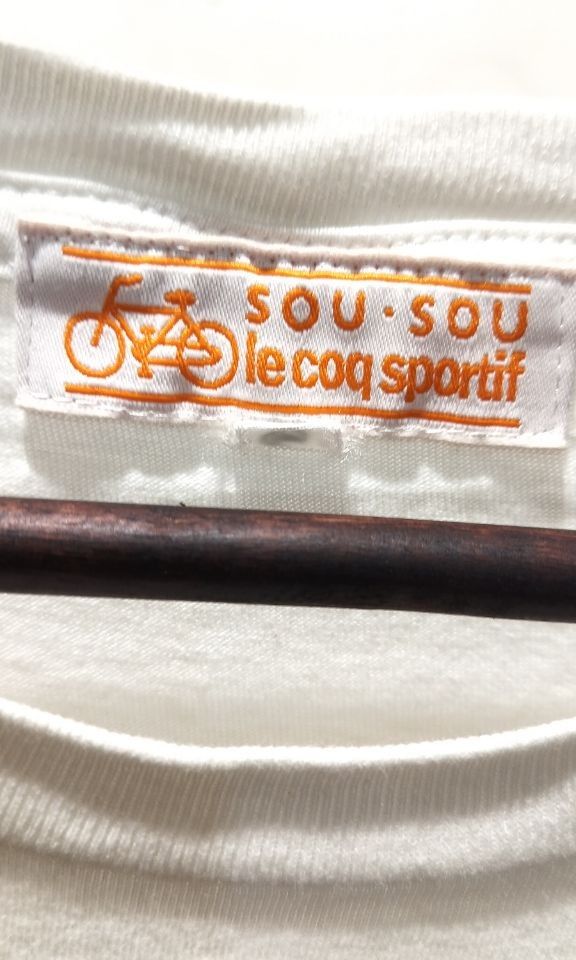 Sou Sou x Le Coq Sportif Number pattern tee (Category: Tshirts & Polo Shirts ) located in Quezon City. Submitted by sicnarf_95 (Listing ID 1333736668, Image 2). Description: Sou Sou x Le Coq Sportif Number pattern t-shirt tagged size Large Shoulders: 18" Pit to pit: 20" Length: 26".