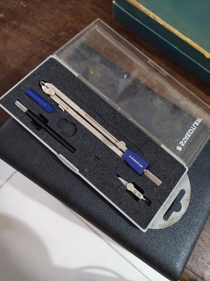 Staedtler compass vintage (Category: Stationery & School Supplies) located in Santa Rosa. Submitted by toys_r_here (Listing ID 1333734796, Image 1). Description: as is po Good condition pa check nalng sa pic yun condition pm me for questions ship pwede Sta rosa and Alabang area atc or molito.
