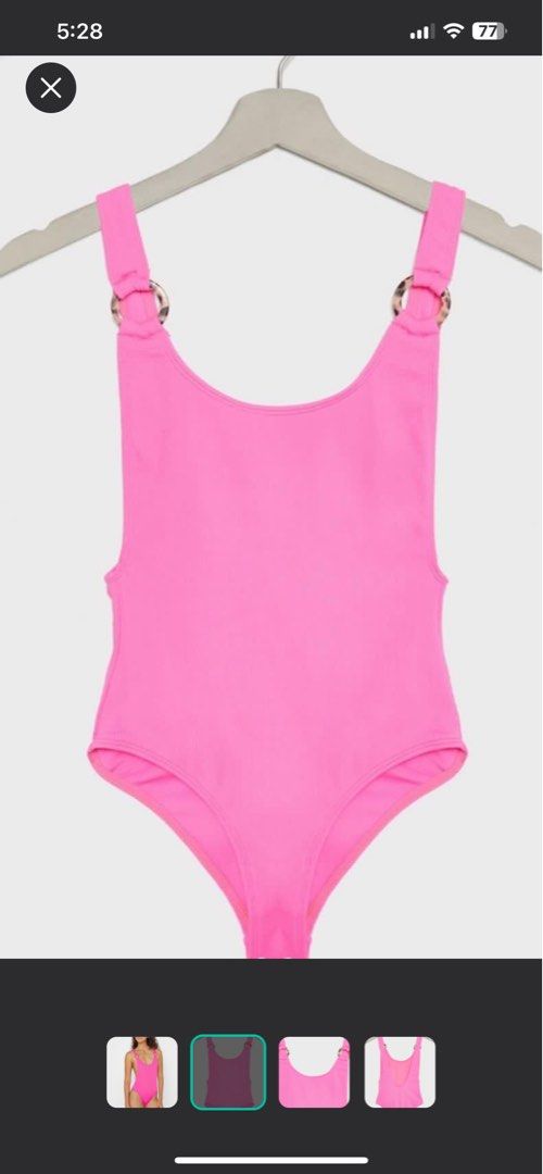 Topshop pink swimsuit on sale