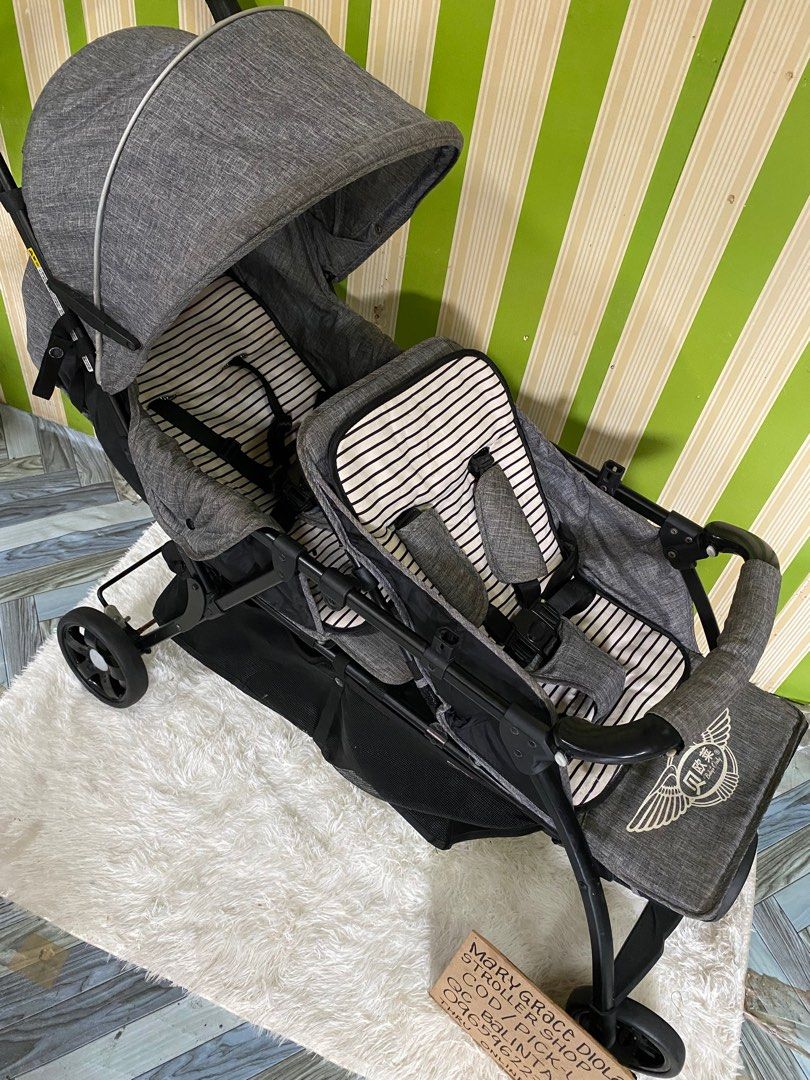 twin stroller (Category: Strollers) located in Manila. Submitted by gracediola_18 (Listing ID 1333673251, Image 2). Description: cod or pick up qc balintawak .