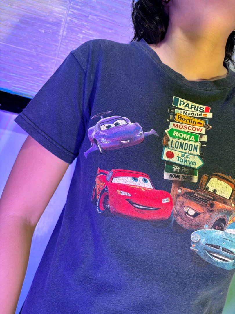 Vintage 2011 Disney Cars 2 Tee Women s Fashion Tops Shirts on Carousell