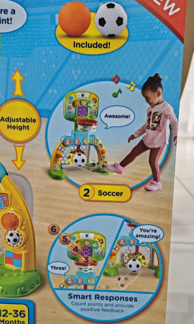VTech Basketball Soccer Toys 2in1 Animated Led Scoreboard Hobbies Toys Toys Games on Carousell