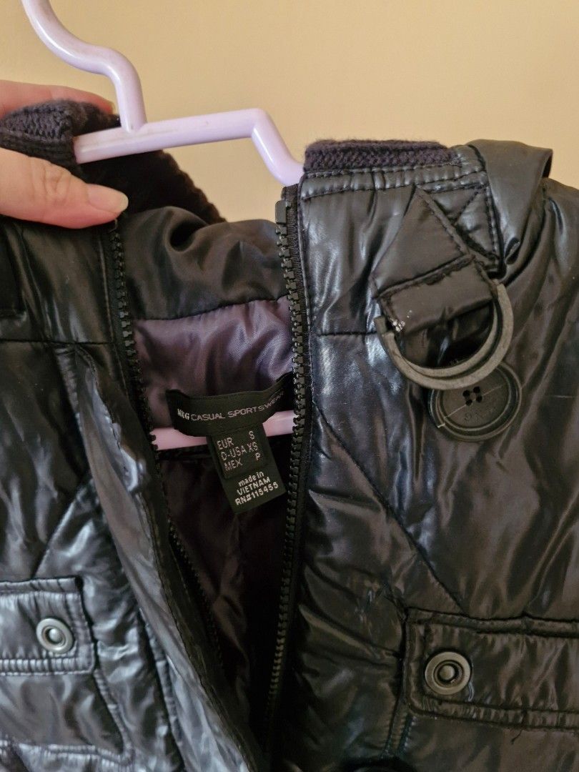 Winter Jacket (Category: Coats, Jackets and Outerwear) located in Singapore. Submitted by trustyworker (Listing ID 1333729521, Image 3). Description: mango winter jacket. never worn before and completely new with 2 tone colour. bought on impulse as it was too small for me and I was unable to lose weight after that. made a mistake in storage and there are small holes in the jacket as indicated in the photos. given this the price is lowered signifi