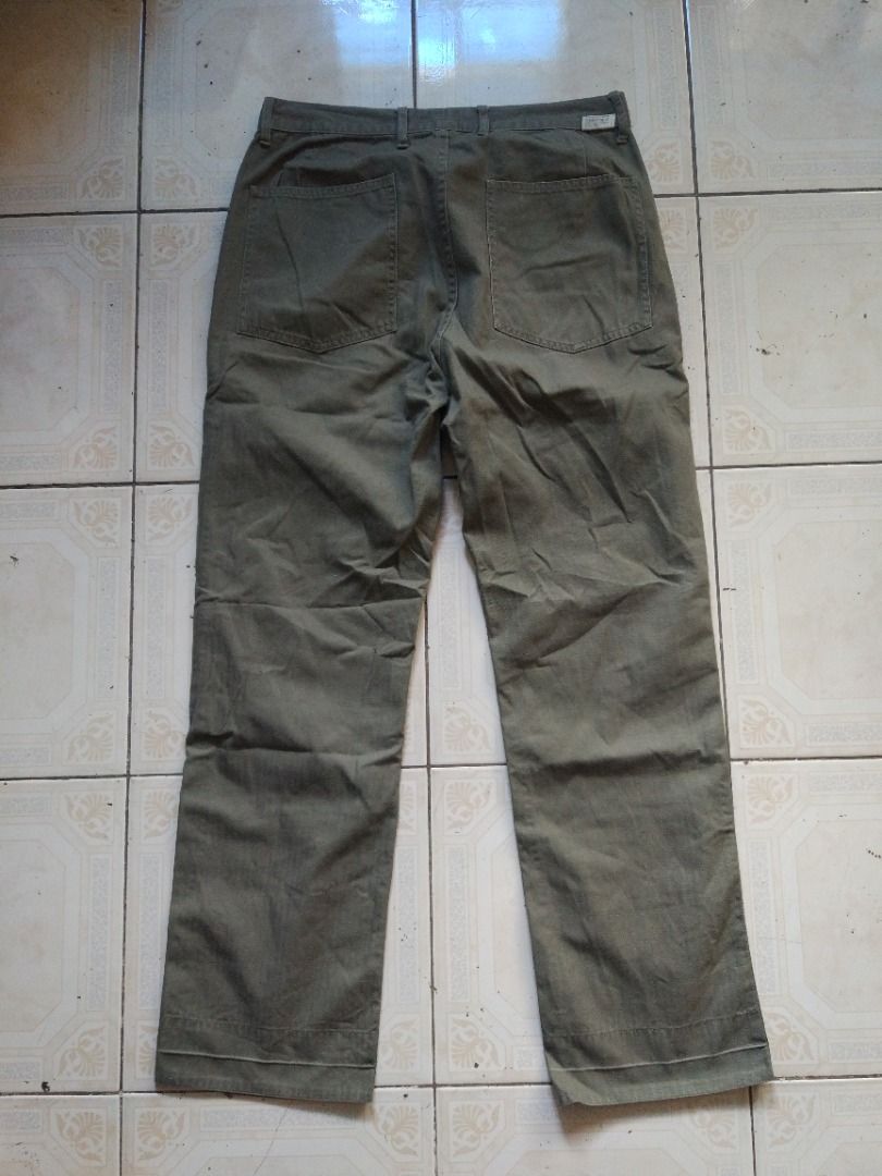 Workware OD HBT Trouser 32 actual (Category: Trousers) located in Pasay City. Submitted by denimdude.ph (Listing ID 1333701502, Image 2). Description: adjusted length, increased length.