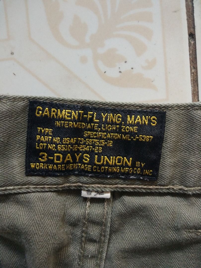 Workware OD HBT Trouser 32 actual (Category: Trousers) located in Pasay City. Submitted by denimdude.ph (Listing ID 1333701502, Image 3). Description: adjusted length, increased length.