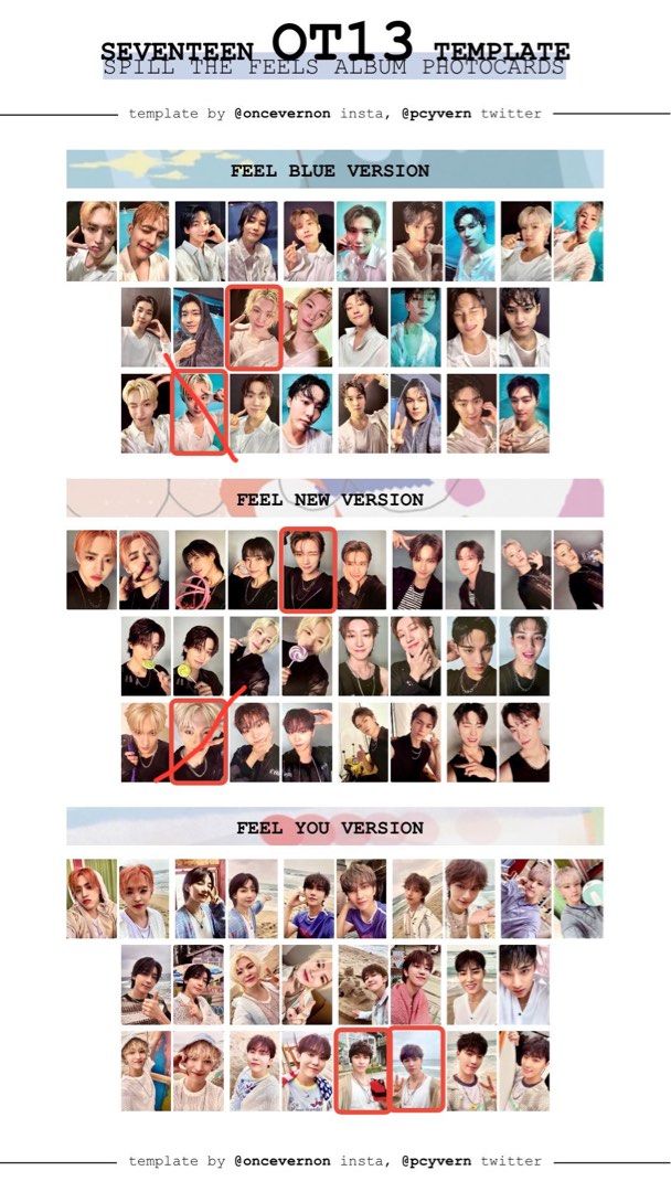 WTT Seventeen STF Album PCs/Weverse Album/Weverse POB, Hobbies