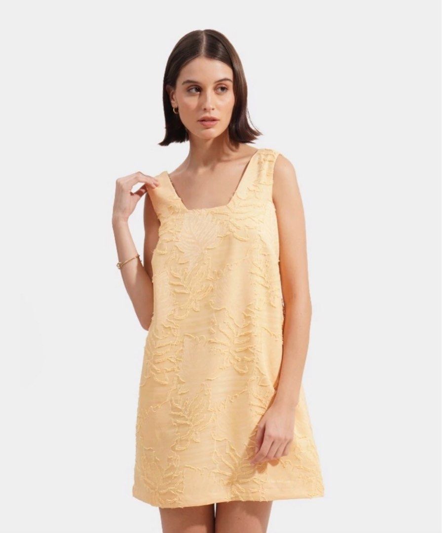 Yellow Dress by For Me (Category: Dresses) located in Makati City. Submitted by trishthings (Listing ID 1333834185, Image 1). Description: Worn Once, doesn’t fit me anymore. Has 2 pockets! Size M on for me, I also posted a size chart. Bought for 1,300.