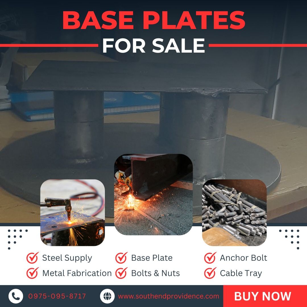 1000 x 400mm x 19mm thick Base Plate | Concrete Post Base Plate ...
