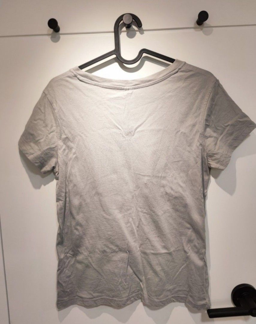 淺灰 鯊魚卡通圖案T恤 | 兒童 女性 皆可穿