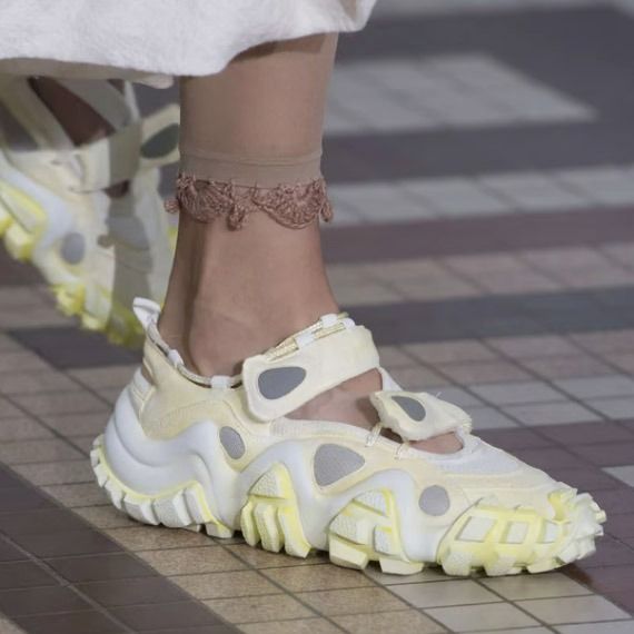 Acne open velcro sneakers store