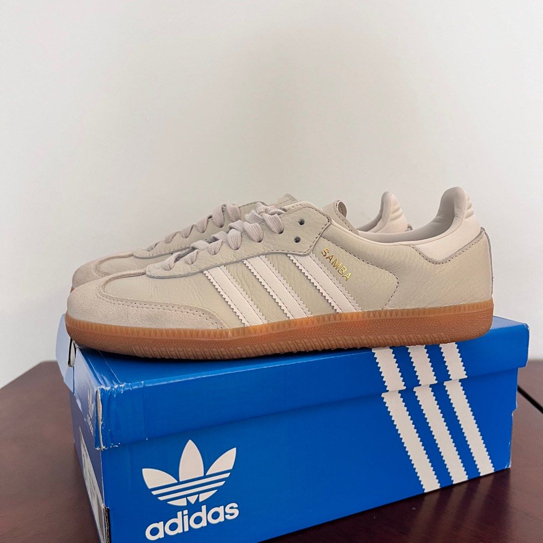 Adidas Samba Alumina Chalk White Wonder Beige, Women's Fashion, Footwear,  Sneakers on Carousell