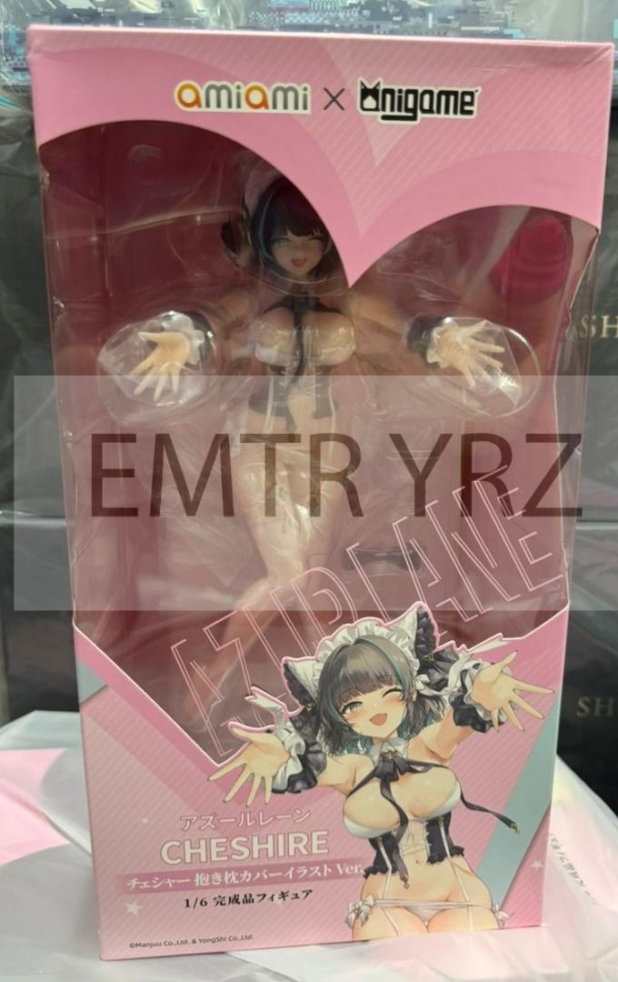 Anigame Azur Lane Cheshire Dakimakura Cover Illustration Version 1 6 Scale Figure Hobbies Toys Toys Games on Carousell
