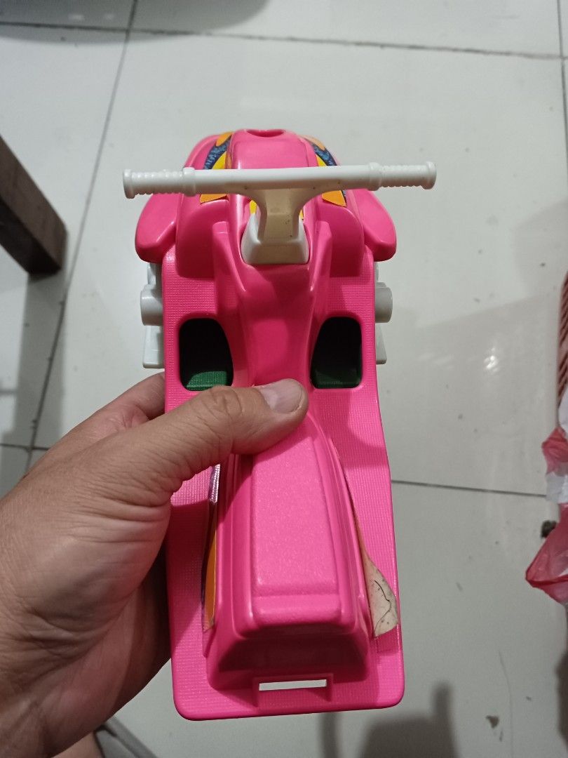 Barbie doll jet ski vintage (Category: Kids Toys) located in Santa Rosa. Submitted by toys_r_here (Listing ID 1328966406, Image 2). Description: my issue na glue ko na nasa pic As is po Pa check nlng ng condition sa pics What you see is what you get Shipping fee sa buyer haggle pwede PM ME FOR MORE QUESTIONS First to pay gets the item ship pwed din Alabang town center.