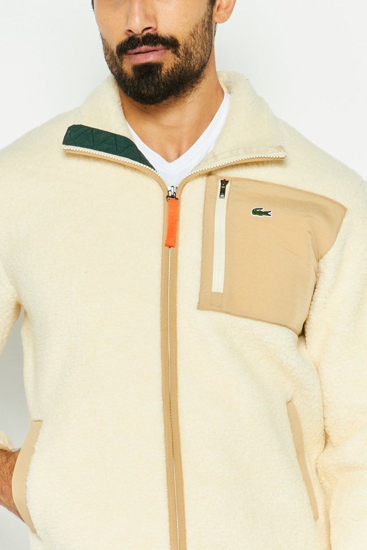 Authentic Lacoste Sherpa Fleece Jacket