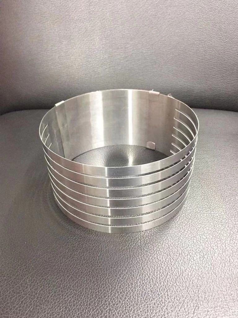 Cake Leveler Baking Tool Adjustable Round Stainless Steel Pastry tools Mousse Cake Ring Molder (Category: Bakeware) located in Quezon City. Submitted by trustrade86136 (Listing ID 1328975644, Image 3). Description: Product Description This product can freely adjust the size. The mold can be made mousse cake, round tiramisu cake, etc. -Baking & Pastry Tools - Stainless Steel material -Eco-Friendly - Adjustable Cake Mould Mold Bakeware Prices: CAKE