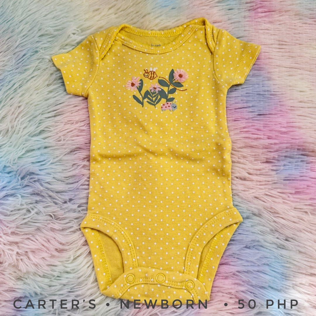 carter s newborn onesie 0 3 months baby girl Babies Kids Babies Kids Fashion on Carousell