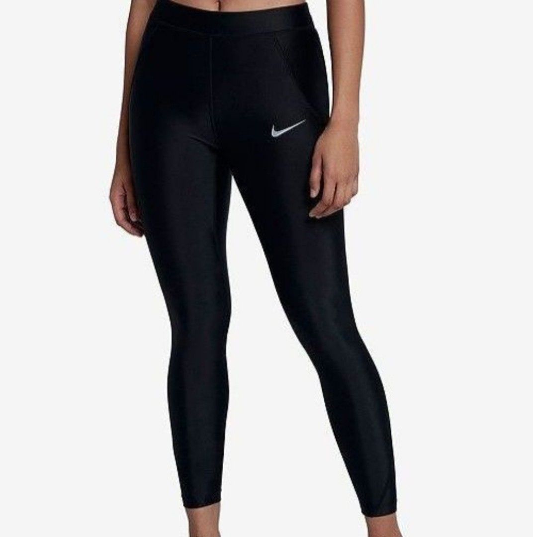 100 NET]Celana Legging Nike Running Fast Feminina Black Tight Cool