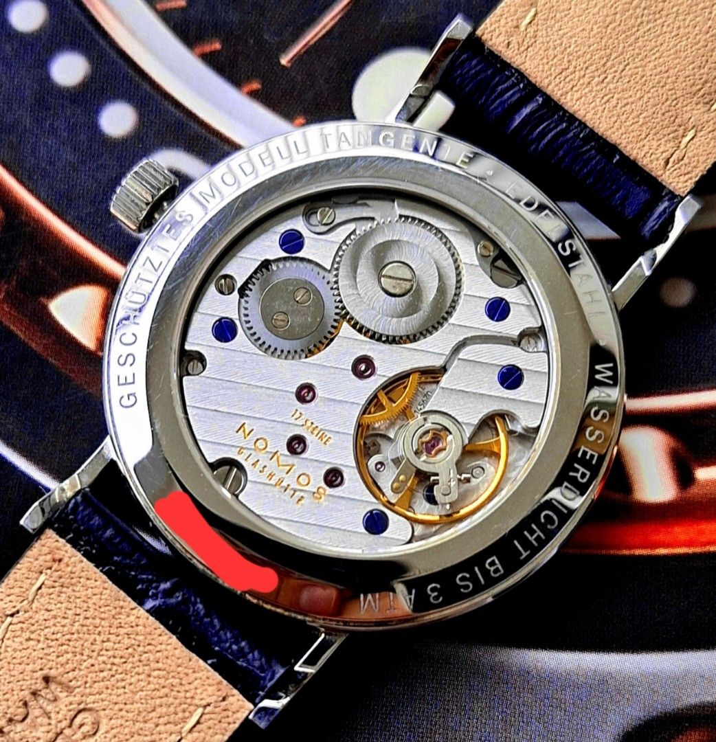 CHEAPEST 33mm Nomos Tangente White Automatic Dress Watch Discontinued Men s Fashion Watches Accessories Watches on Carousell