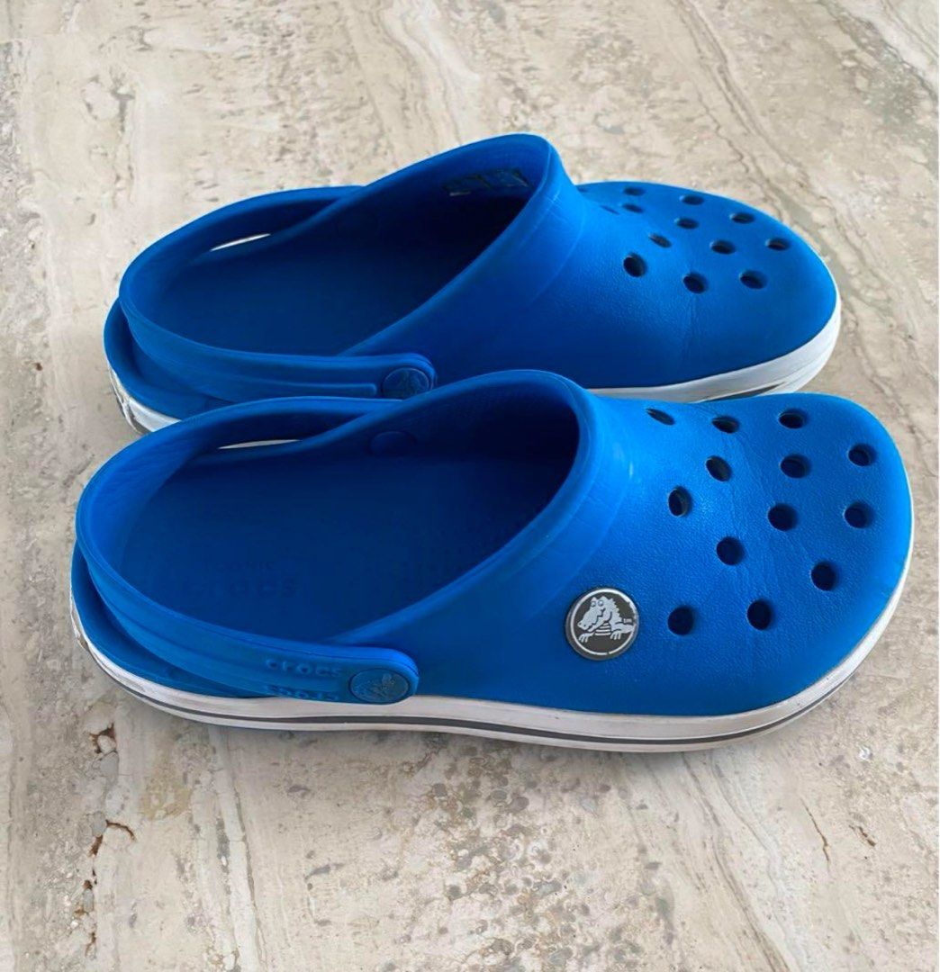 Crocs kids C12 18.5cm blue Babies Kids Babies Kids Fashion on Carousell