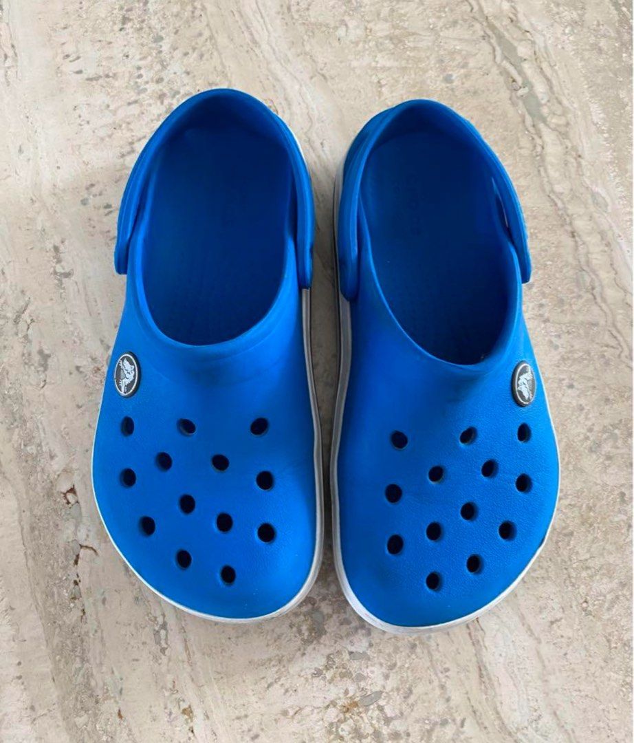 Crocs kids C12 18.5cm blue Babies Kids Babies Kids Fashion on Carousell