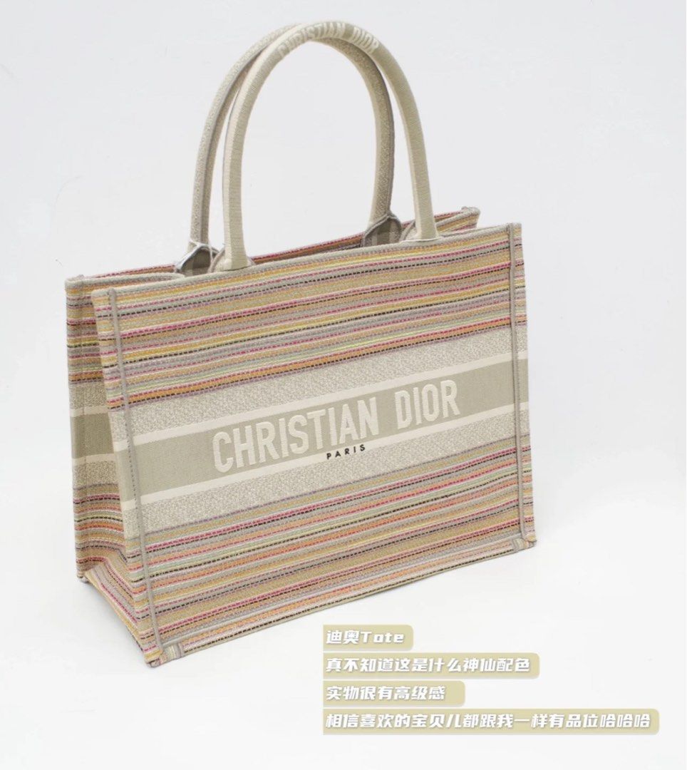 Dior book tote rainbow outlet