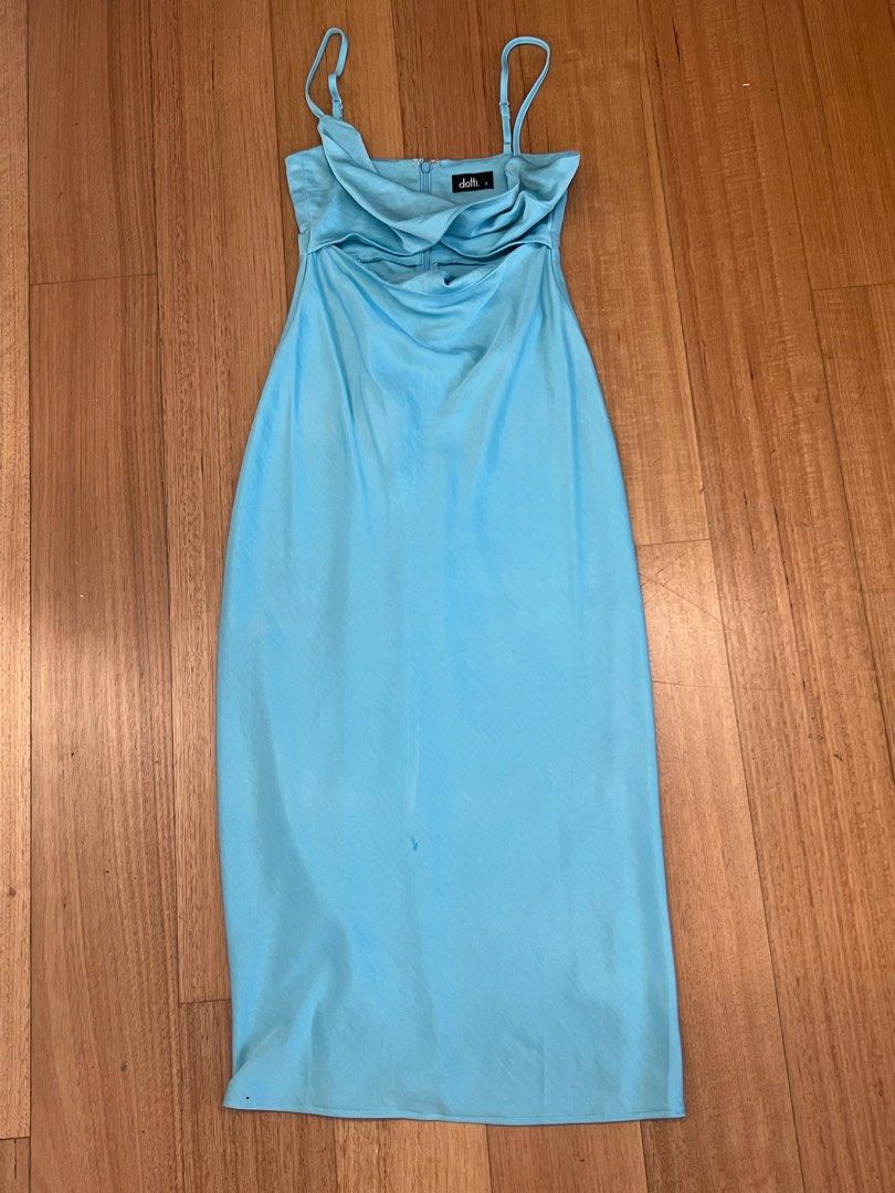princess polly baby blue dress Dotti Blue Dress Box main image 0