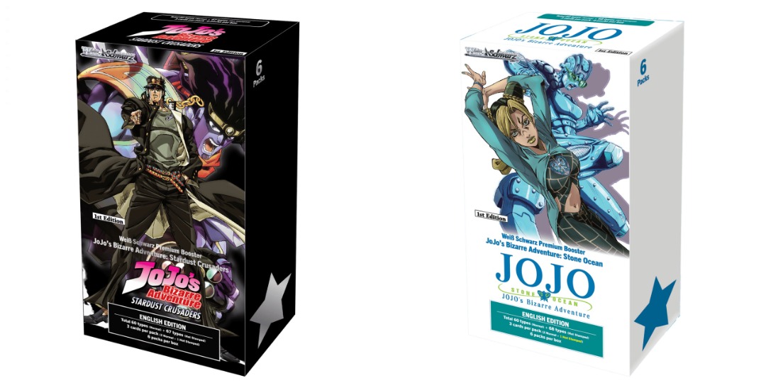English Weiss Schwarz JoJo's Bizarre Adventure - Stone Ocean / Stardust  Crusaders Premium Booster Box, Hobbies & Toys, Toys & Games on Carousell