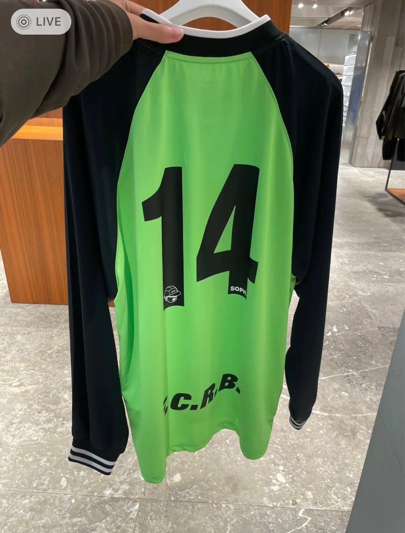 F.C.Real Bristol FCRB x paperboy L/S Oversized Game Shirt