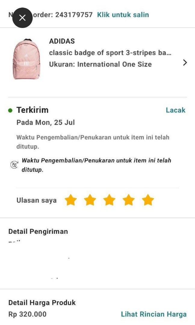 FREE ONGKIR ADIDAS BACKPACK PINK ORI ZALORA tas sekolah Fesyen Wanita Tas Dompet di Carousell