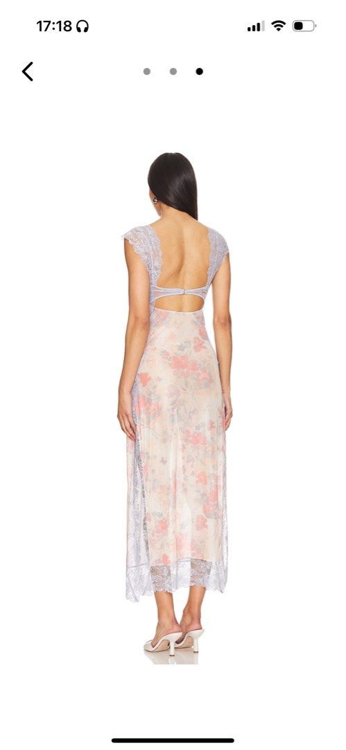 free people suddenly fine maxi slip in tulip combo, Women's Fashion, Dresses  & Sets, Dresses on Carousell