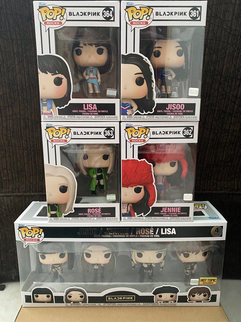 Funko Pop ブラックピンク ジェニーリサ Jisoo Rose 4パック Funko Pop Blackpink Jenny Lisa Jisoo Rose 4 Pack | eBay