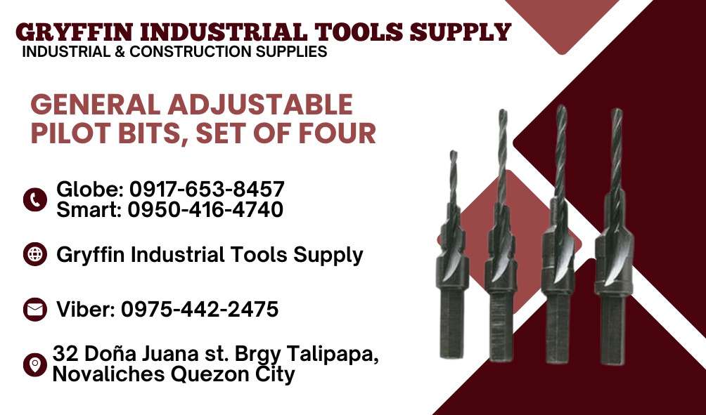 General Adjustable Pilot Bits, Set of Four, Commercial & Industrial ...