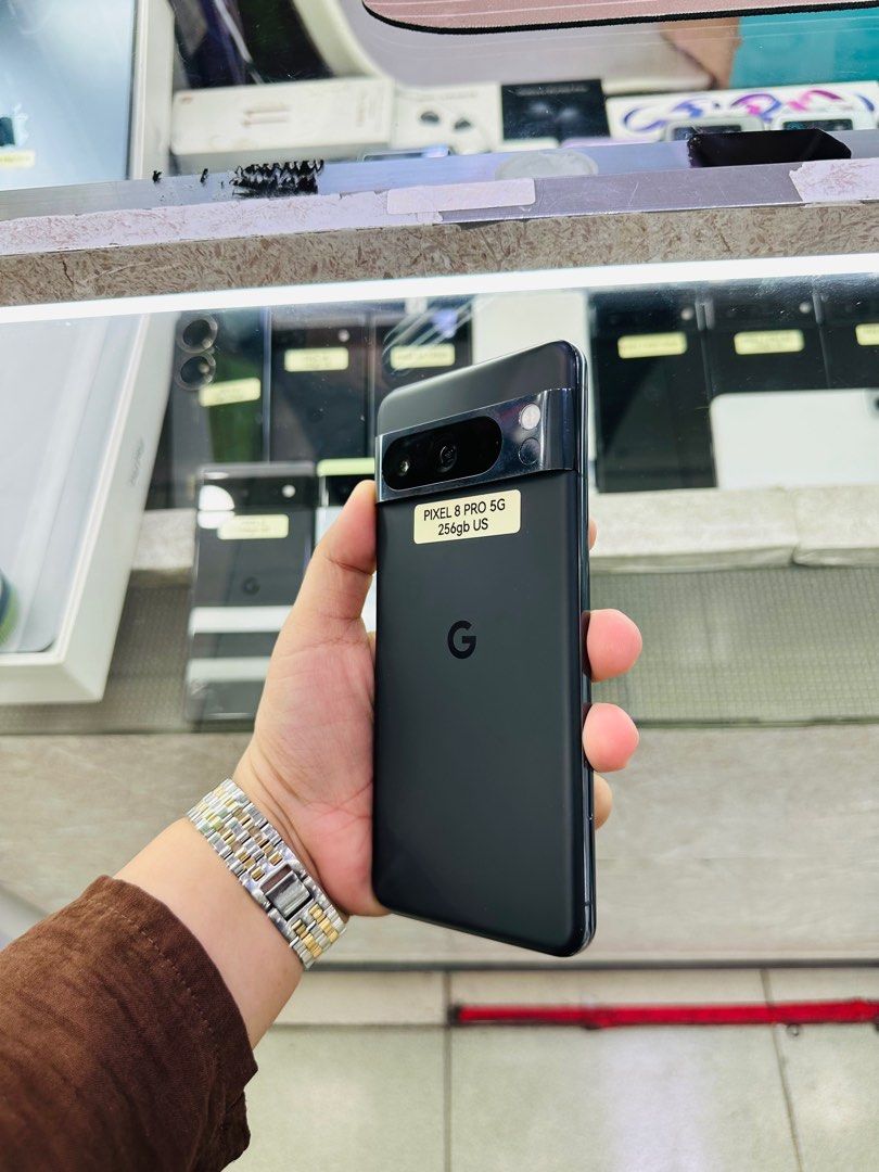 Google Pixel 8 Pro 256gb FU no issue (Category: Google Pixel) located in San Juan City. Submitted by javedsgadgetshop (Listing ID 1329091776, Image 2). Description: OPEN FOR INSTALLMENT VIA CREDIT CARD/GGIVES/SPAY/BILLEASE & SWAP/TRADE-IN! BUY AND SELL! Quick Specs : Google Pixel 8 Pro •256gb •NTC Variant •Good batt health •Factory Unlock •95% Smoothness •No hidden issue | No Repaired •100% Authentic | Not Refurbished •w/ OEM Charger & store warr