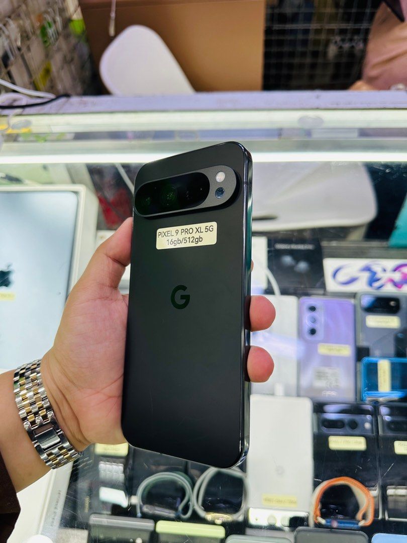Google Pixel 9 Pro XL 5G 512gb FU (Category: Google Pixel) located in San Juan City. Submitted by javedsgadgetshop (Listing ID 1329091380, Image 2). Description: OPEN FOR INSTALLMENT VIA CREDIT CARD/GGIVES/SPAY/BILLEASE & SWAP/TRADE-IN! BUY AND SELL! Quick Specs : Google Pixel 9 Pro XL •512gb •NTC Variant •Good batt health •Factory Unlock •95% Smoothness •No hidden issue | No Repaired •100% Authentic | Not Refurbished •w/ OEM Charger & store warr